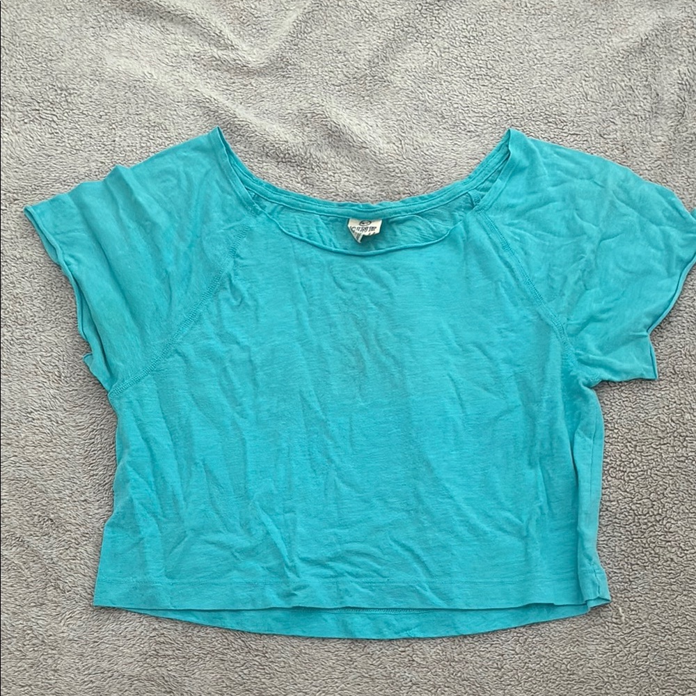 Victoria’s Secret PINK Blue Crop Top